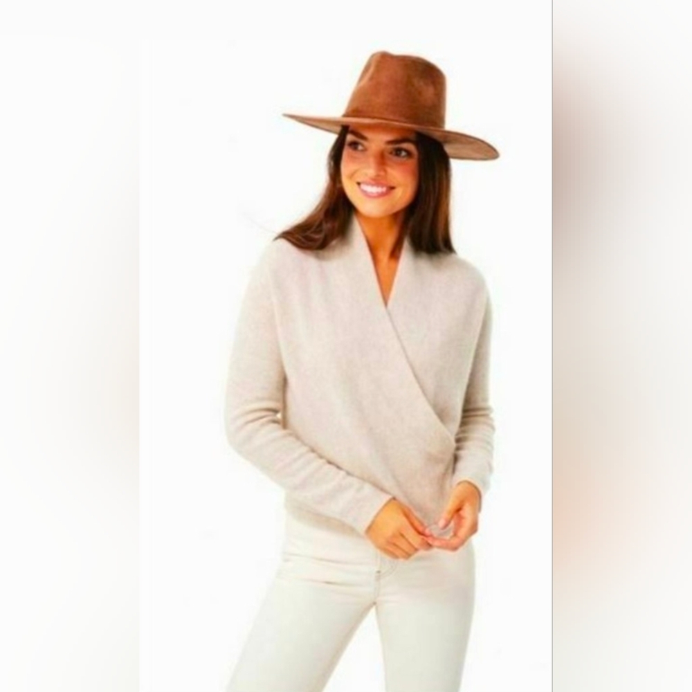Lewit • Wrap Cashmere Blend Sweater